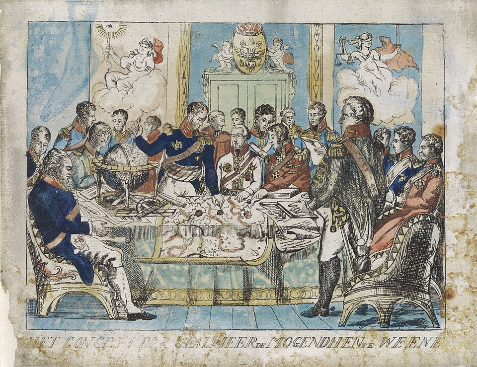 Congress of Vienna in 1815, where the future of Poland and the Duchy of Warsaw was decided