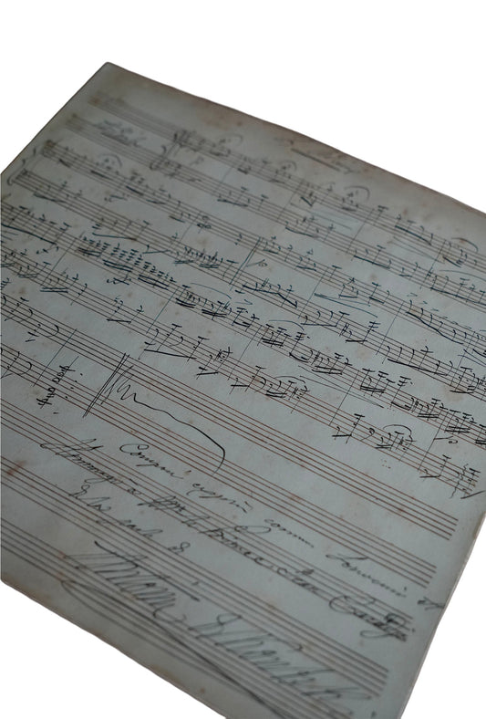 A Polish music manuscript from 1853