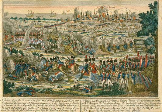 An image of the Free City of Gdansk under Napoleon in 1807
