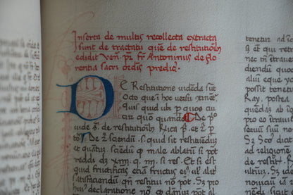 Medieval Money, Luxury and Marriage: An Illuminated Medieval Manuscript of St Bernardino of Siena, 1466