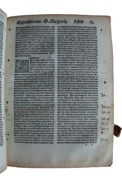 Gregory the Great’s Moralia in Job, 1498: A Late Incunable with an Ave Maria Binding