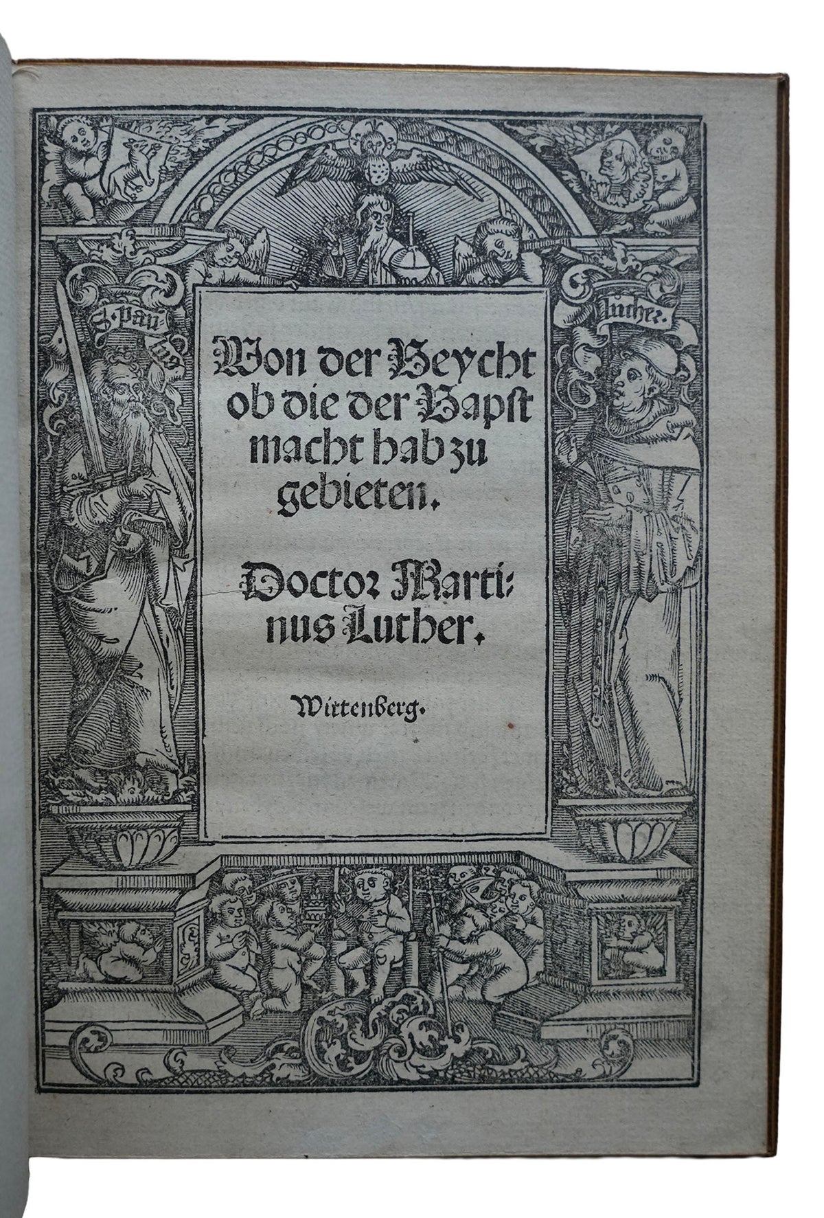Martin Luther at Wartburg: A Rare 1522 Tract on Confession and Papal Authority