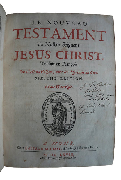 The Elzevir New Testament of Mons, 1668