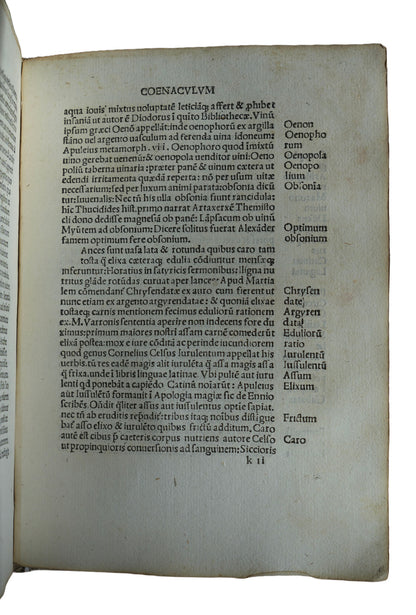 A Renaissance Encyclopaedia of the House: Grapaldi’s De partibus aedium, 1494