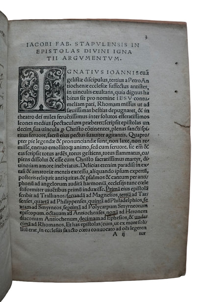 The Apostolic Fathers in Print: Ignatius of Antioch & Polycarp, Basel 1520