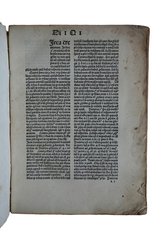 Duns Szkot o stworzeniu, wolnej woli i duszy ludzkiej, Wenecja, 1481