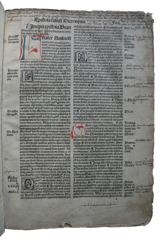 A Renaissance Bible owned by a priest who saved Jews during the Holocaust