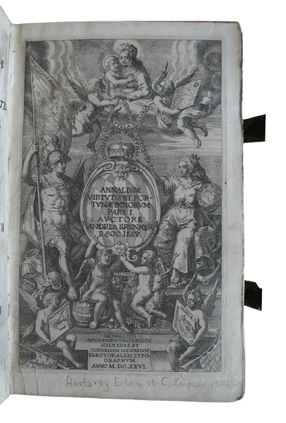 A Rare Complete Set of Andreas Brunner's History of Bavaria, 1626-1637
