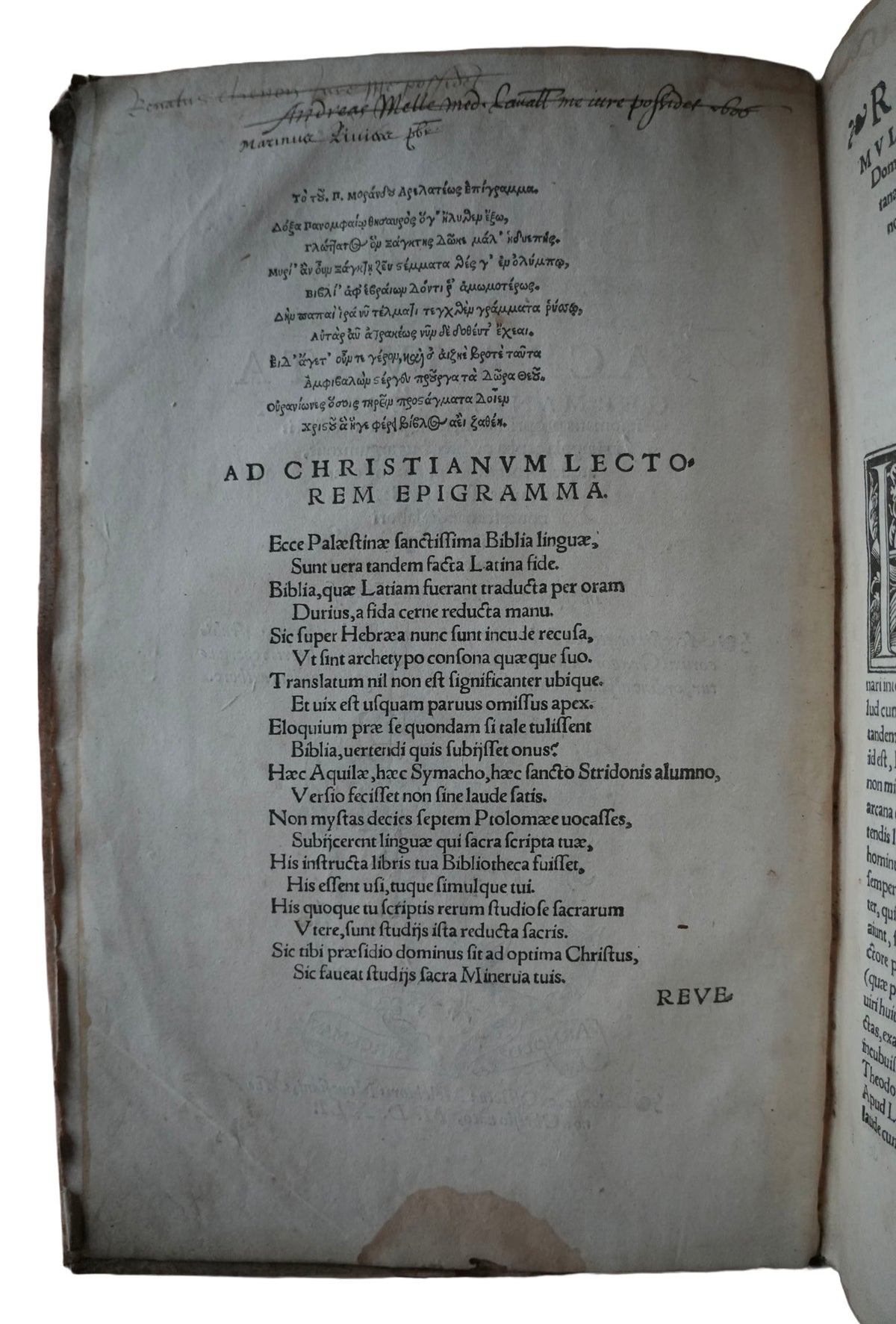 A 1541 Catholic Bible with Protestant Marginalia