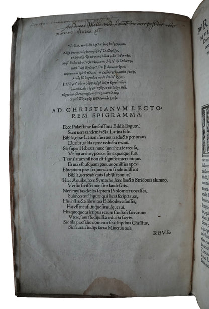 A 1541 Catholic Bible with Protestant Marginalia