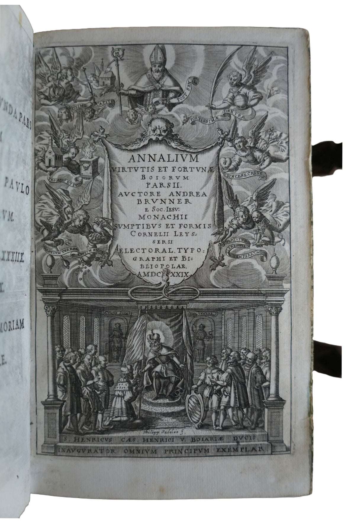 A Rare Complete Set of Andreas Brunner's History of Bavaria, 1626-1637