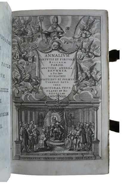 A Rare Complete Set of Andreas Brunner's History of Bavaria, 1626-1637