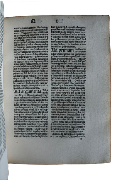 Duns Scotus on Creation, Free Will and the Human Soul, Venice, 1481