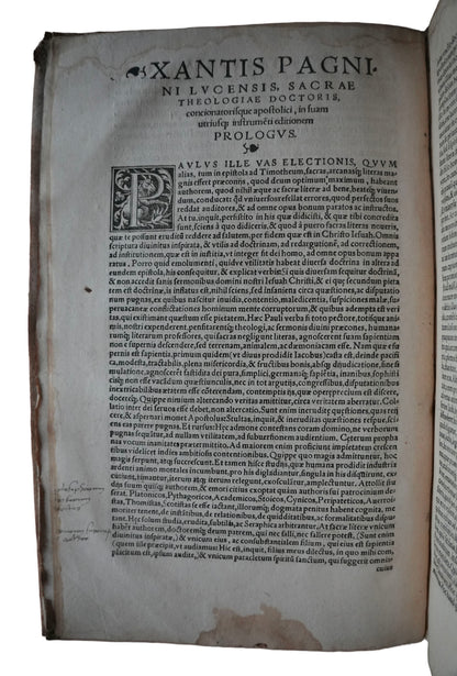 A 1541 Catholic Bible with Protestant Marginalia