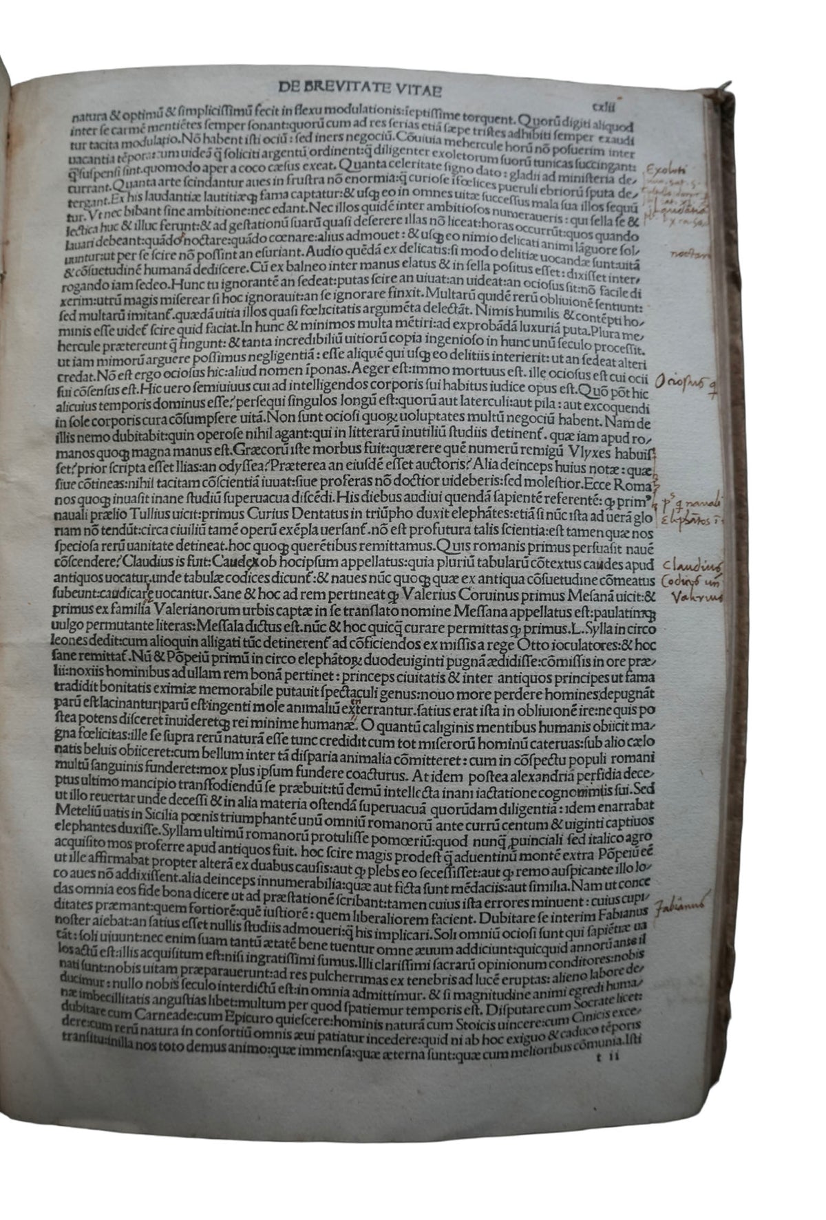 Seneca on Stoicism, Life and Virtue: A Venetian Incunable of 1492