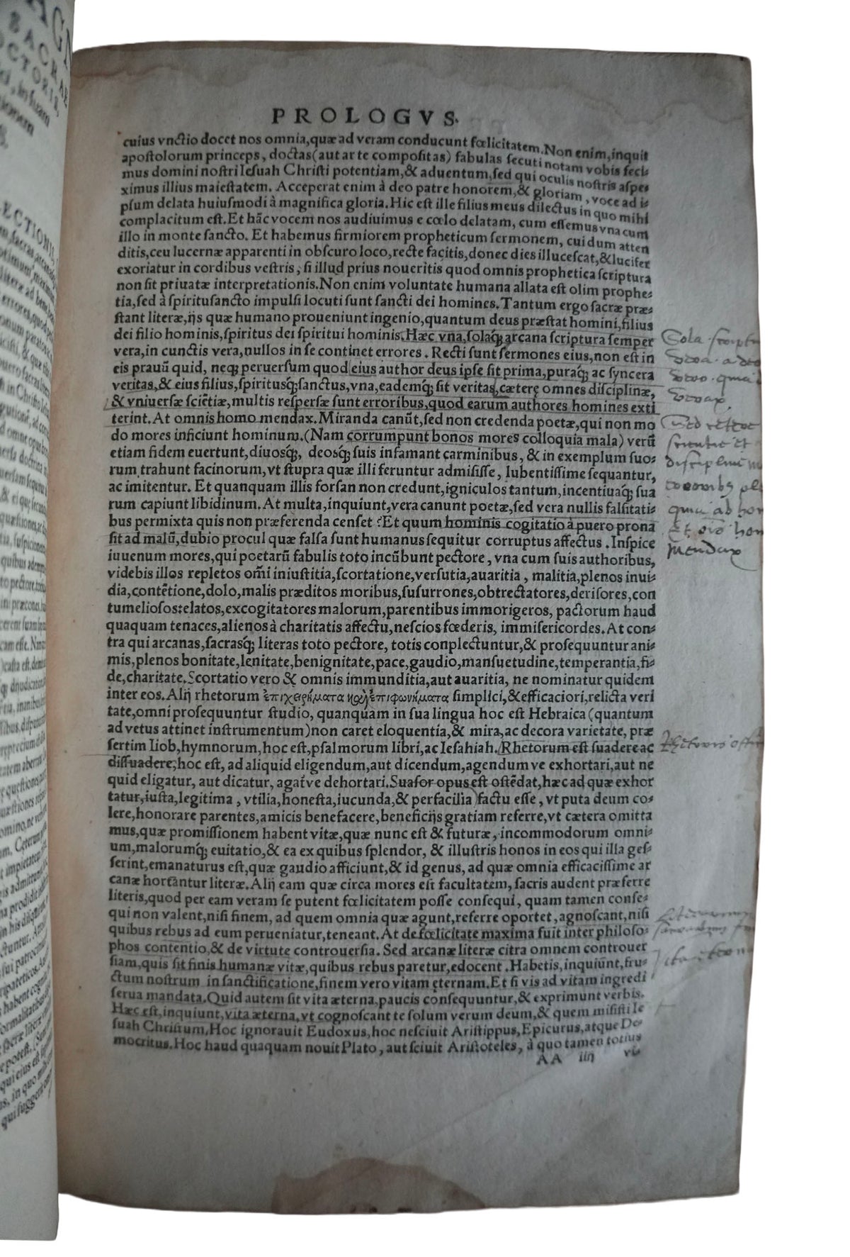 A 1541 Catholic Bible with Protestant Marginalia