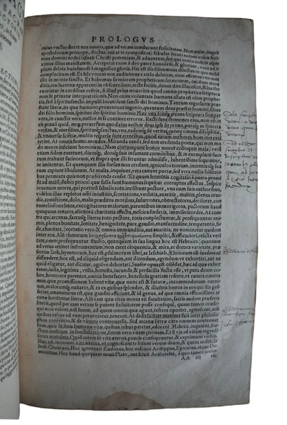 A 1541 Catholic Bible with Protestant Marginalia