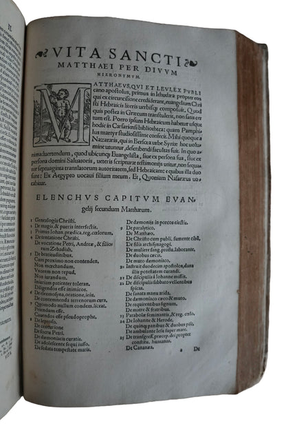 A 1541 Catholic Bible with Protestant Marginalia