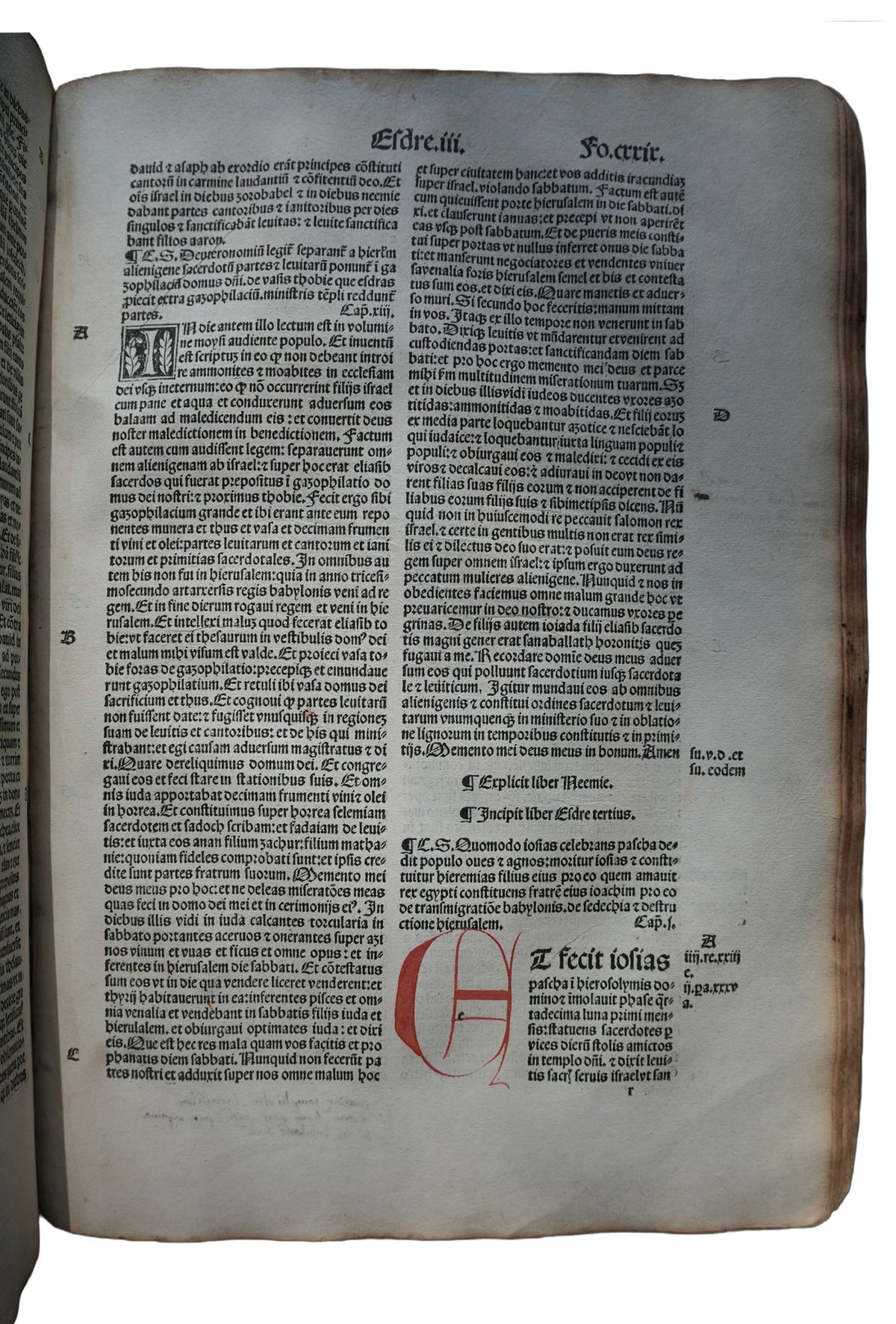 A Renaissance Bible owned by a priest who saved Jews during the Holocaust