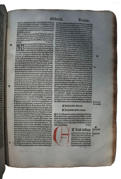 A Renaissance Bible owned by a priest who saved Jews during the Holocaust