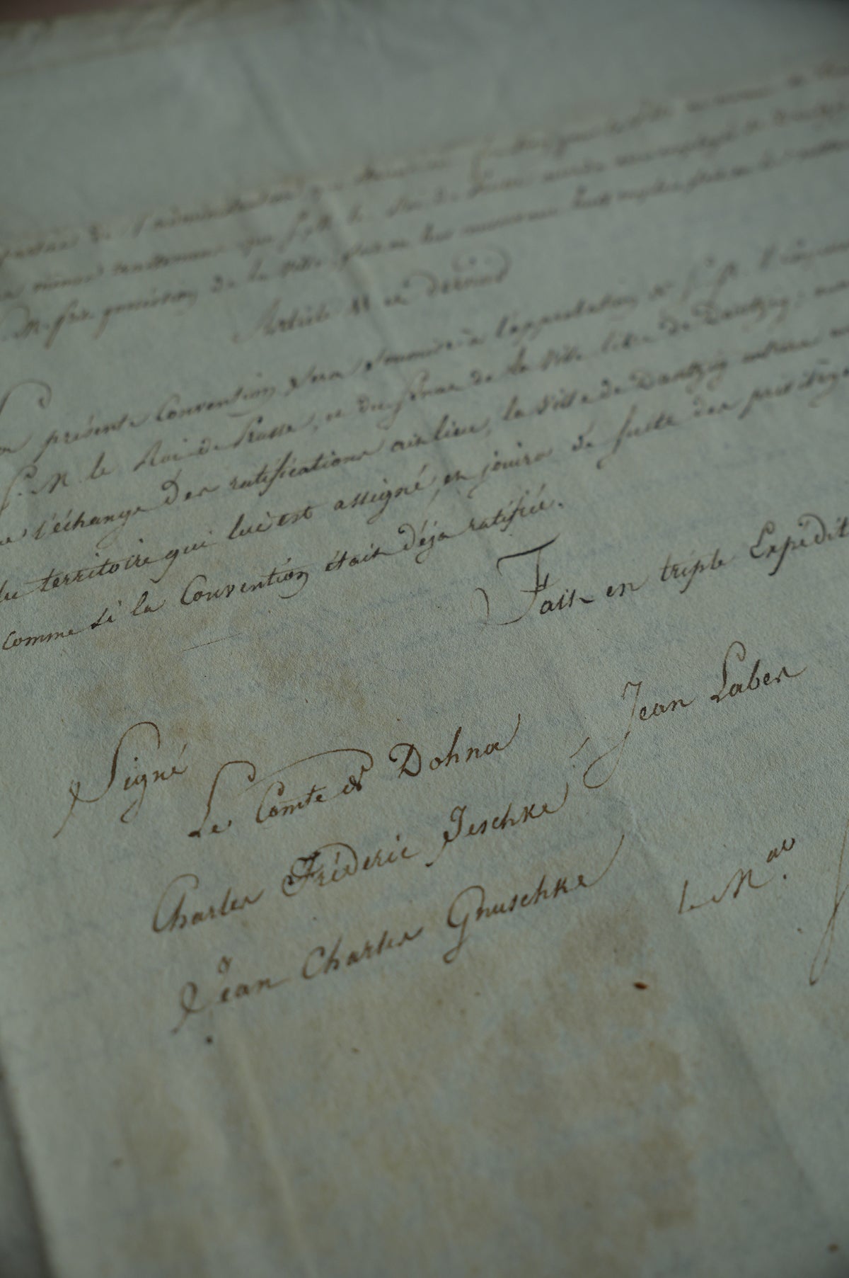 Dokumenty założycielskie Gdańska, 1807