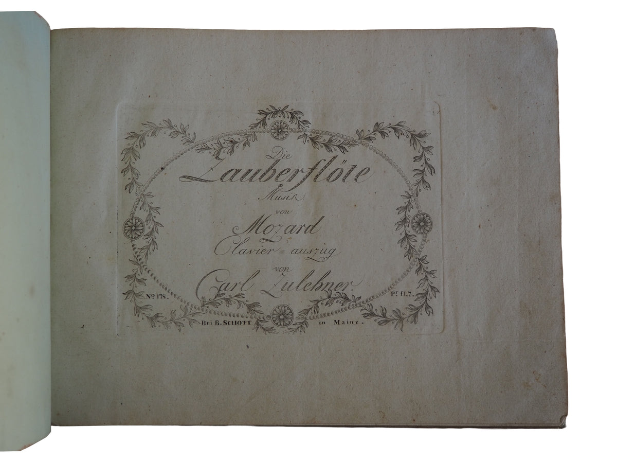Mozart’s Magic Flute: A Fine Early Copy from the First Years of its Reception, c. 1794–5