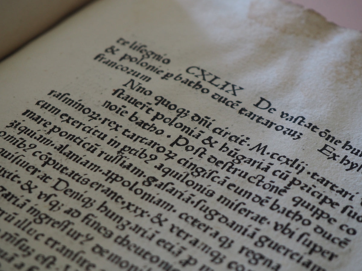 The Medieval World and Possibly the Earliest Printed History of Poland: Vincent of Beauvais, c. 1473–1476