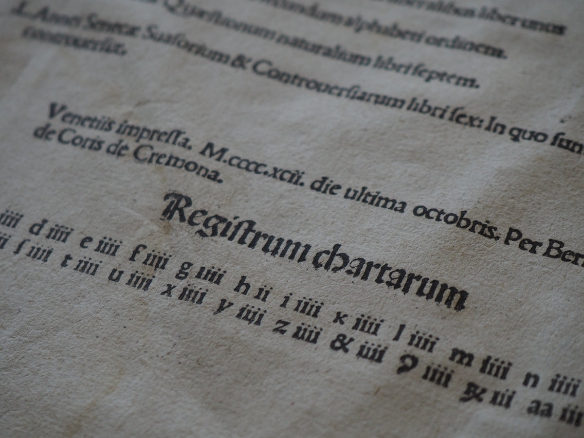 Seneca on Stoicism, Life and Virtue: A Venetian Incunable of 1492