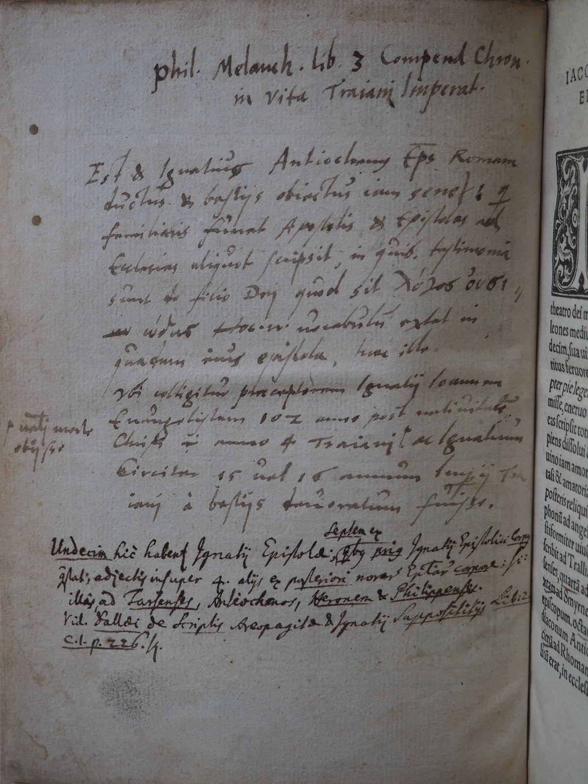 The Apostolic Fathers in Print: Ignatius of Antioch & Polycarp, Basel 1520