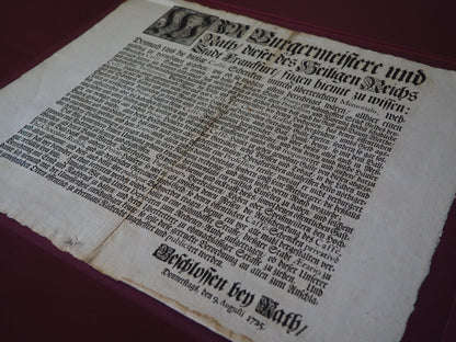Who Could Sell Coffee? A Frankfurt Coffeehouse Broadside, 1725